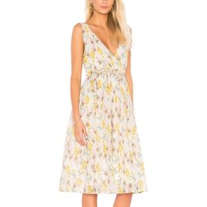 Line & Dot Fleur Dress Size Small Plunge V-Neck New with Tags